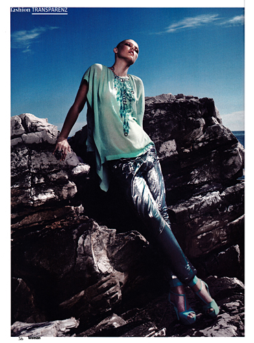 Goldene Shippo-Ohrringe